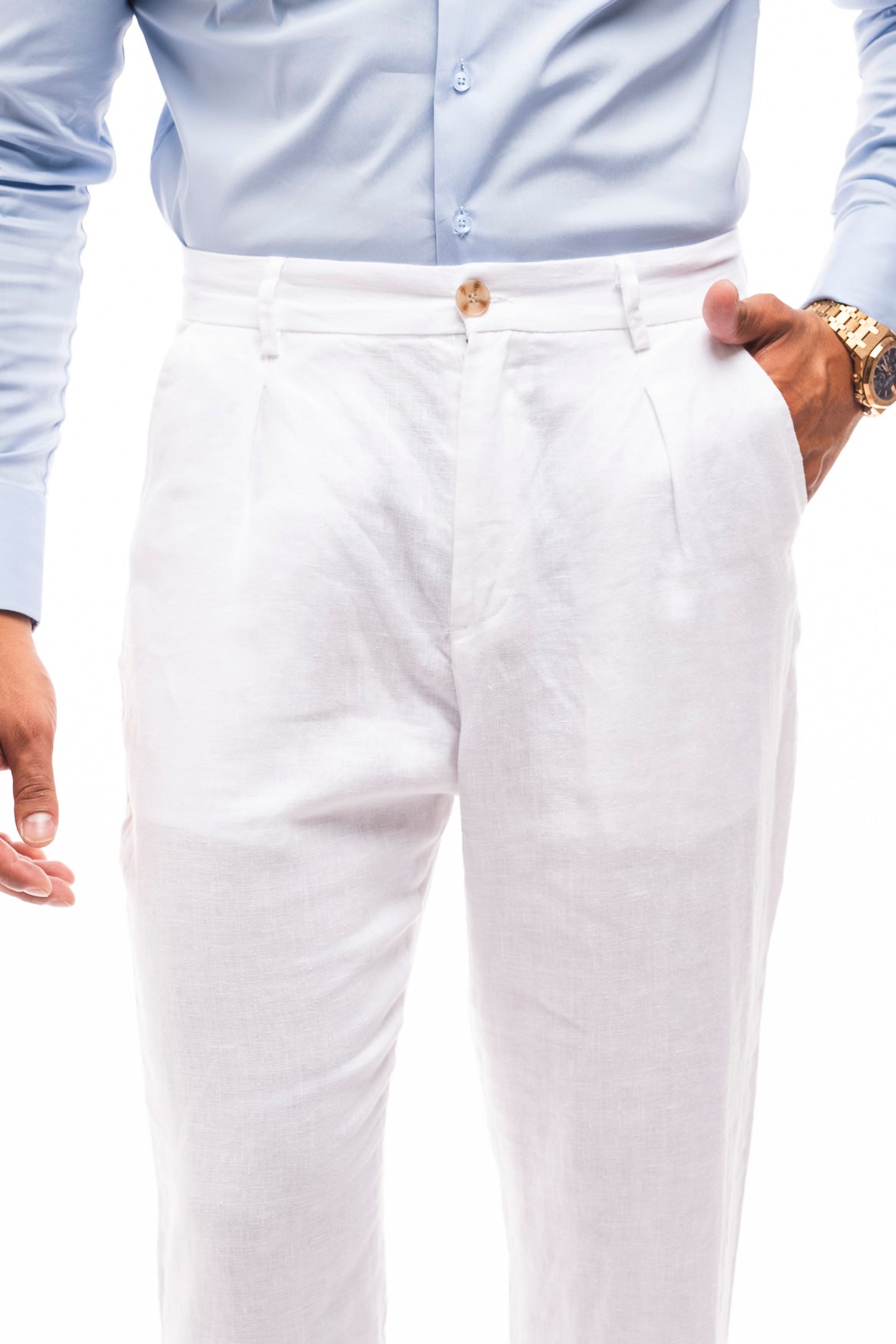 PANTALÓN LINO PINZA