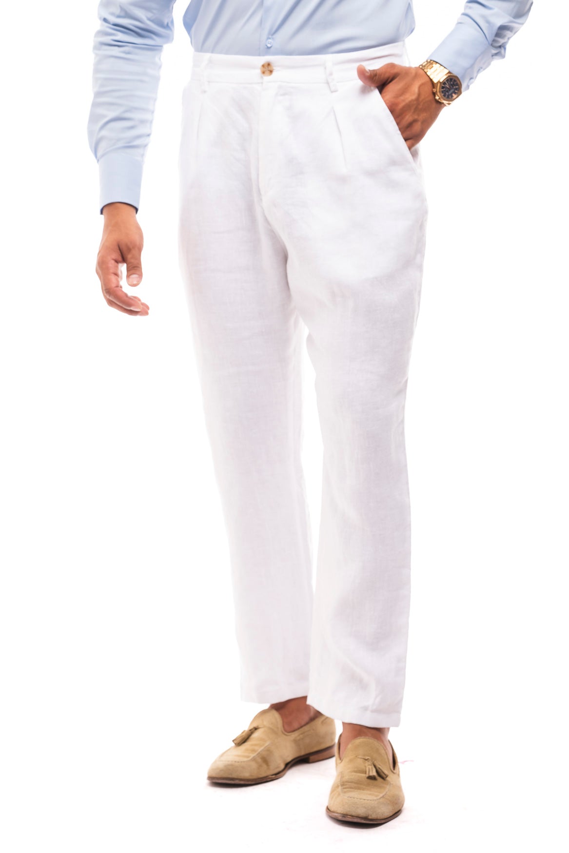 PANTALÓN LINO PINZA
