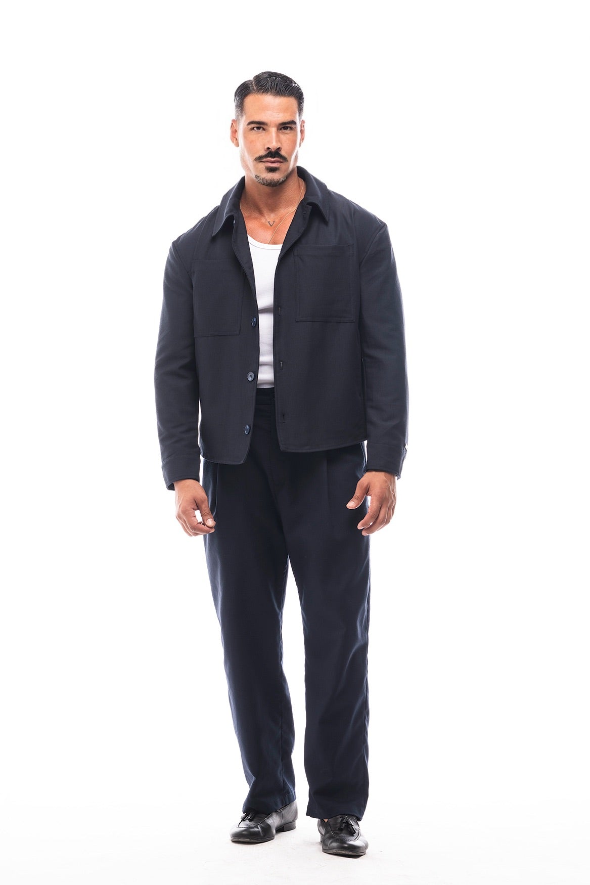 MARINEBLAUES BAGGY-SET