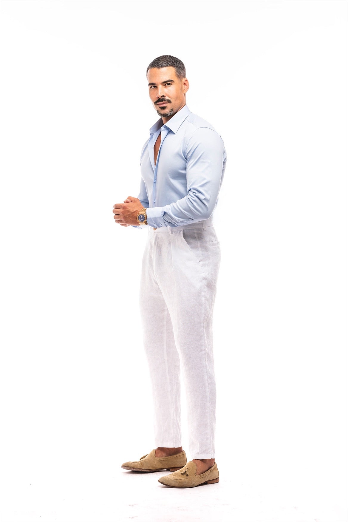 PANTALÓN LINO PINZA