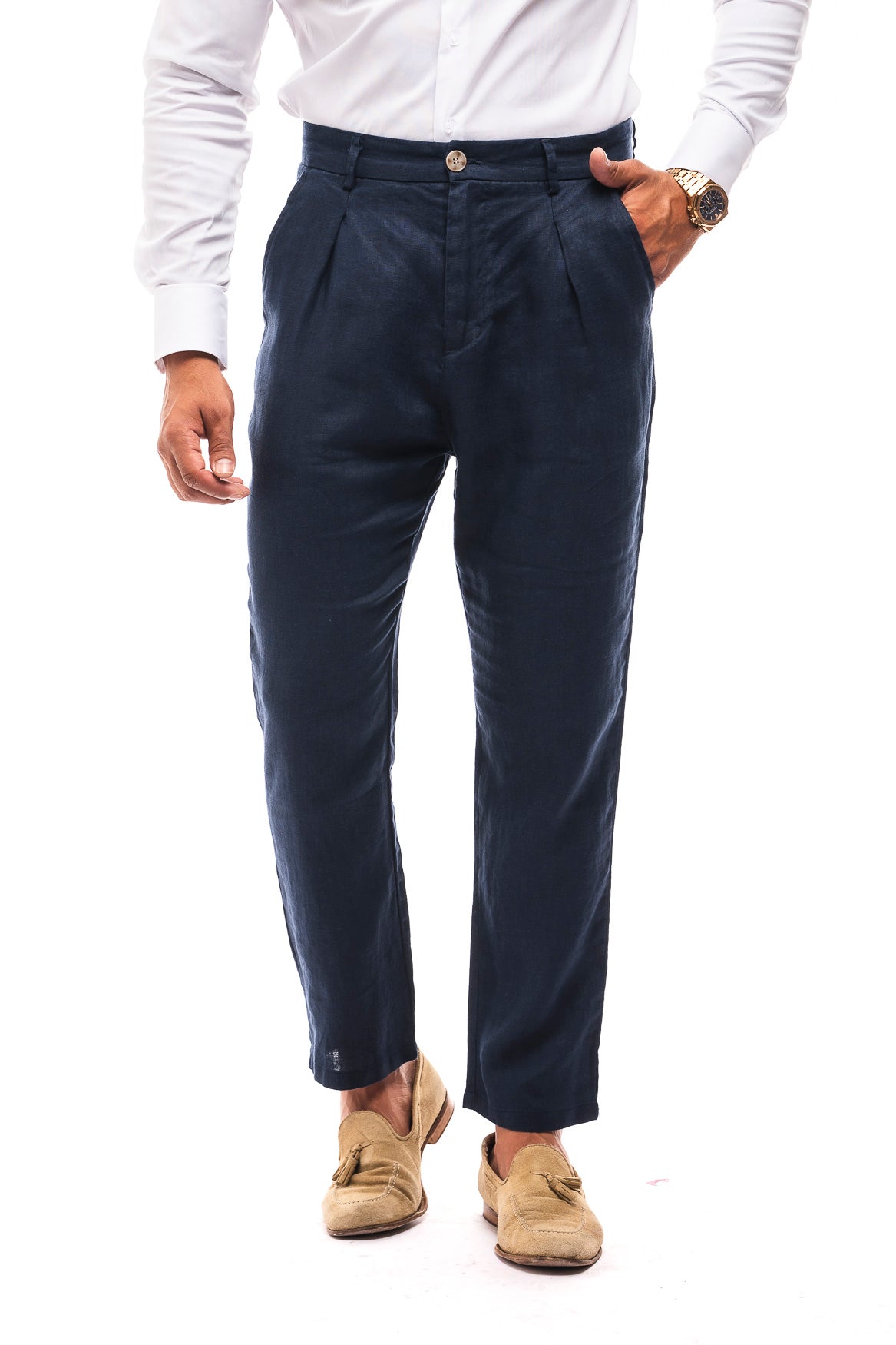 PANTALÓN LINO PINZA