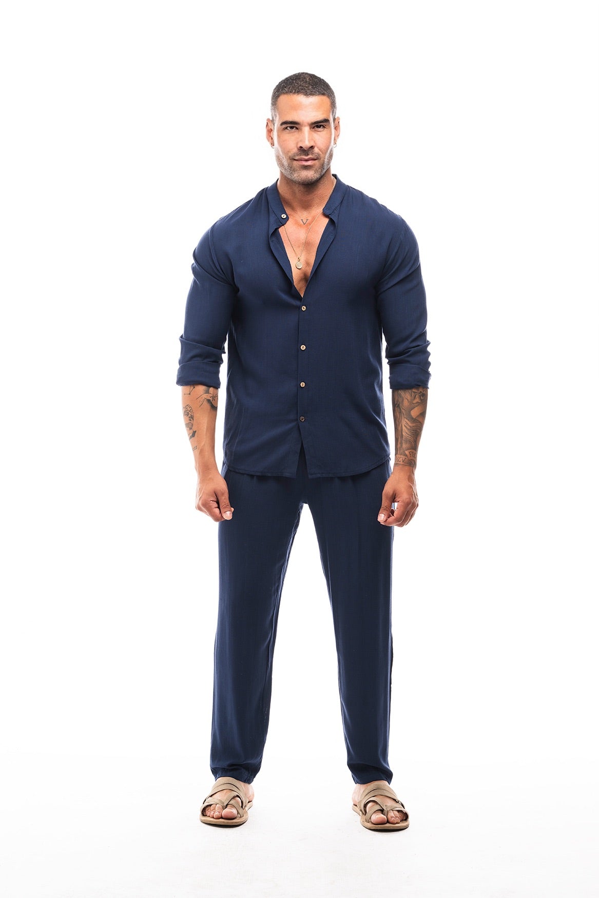 CONJUNTO PORTOFINO - AZUL MARINO