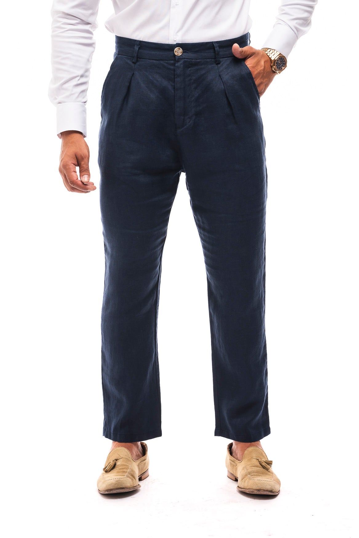 PANTALÓN LINO PINZA