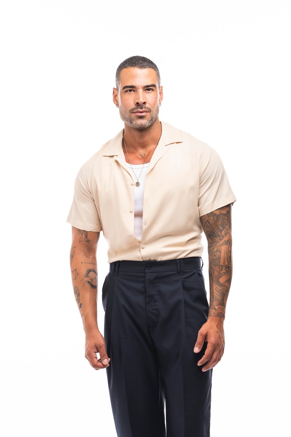 CAMISA MANGA CORTA VISCOSA