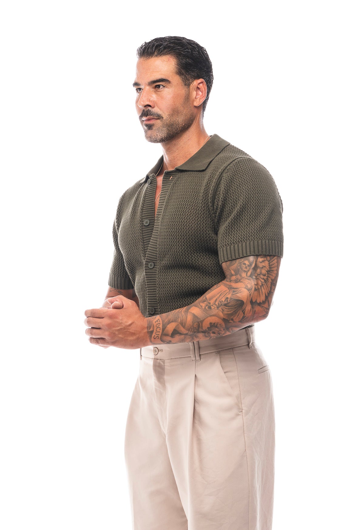 POLO CARDIGAN CROCHET