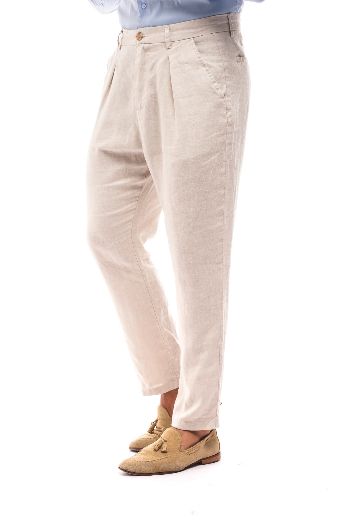 PANTALÓN LINO PINZA