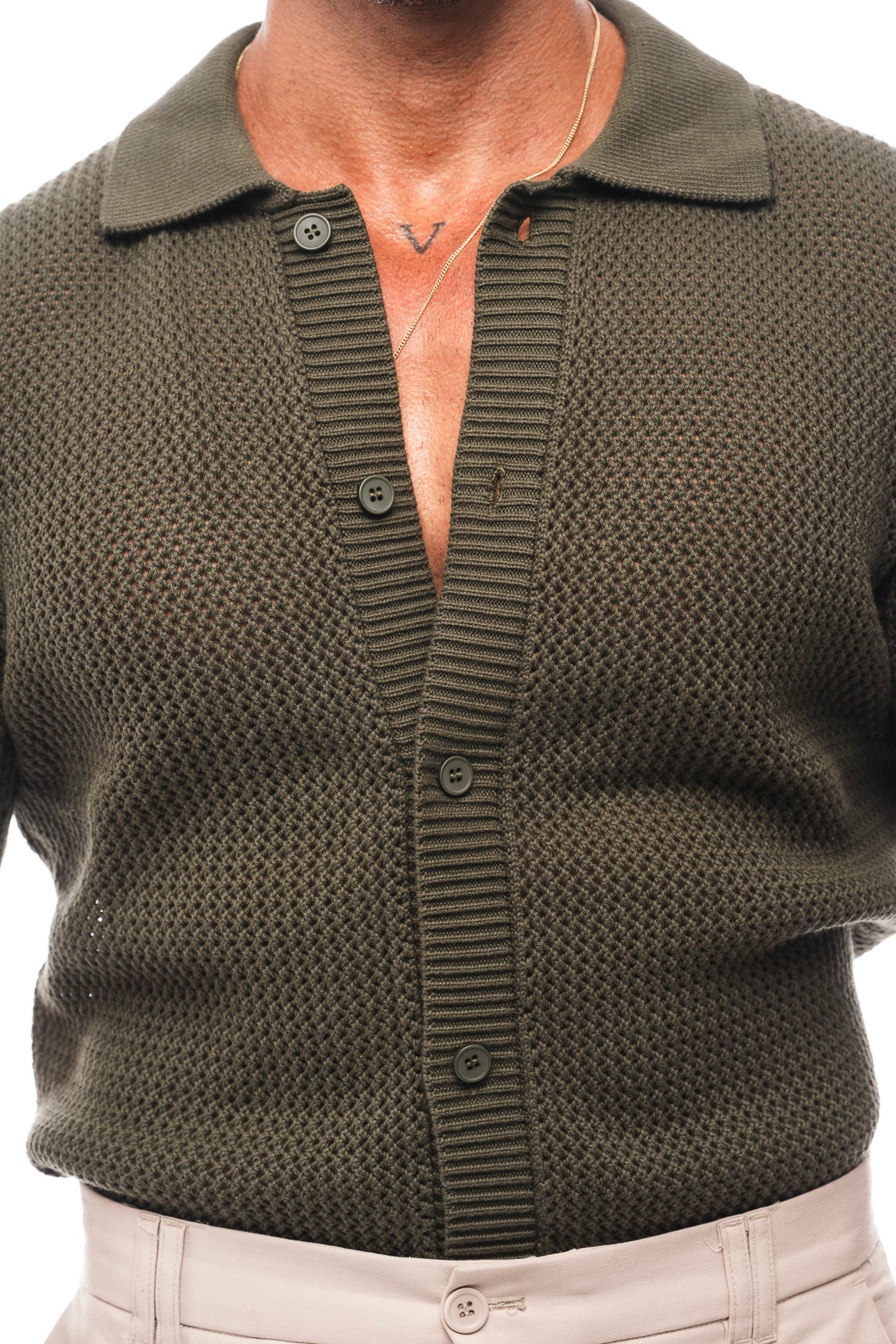 POLO CARDIGAN CROCHET