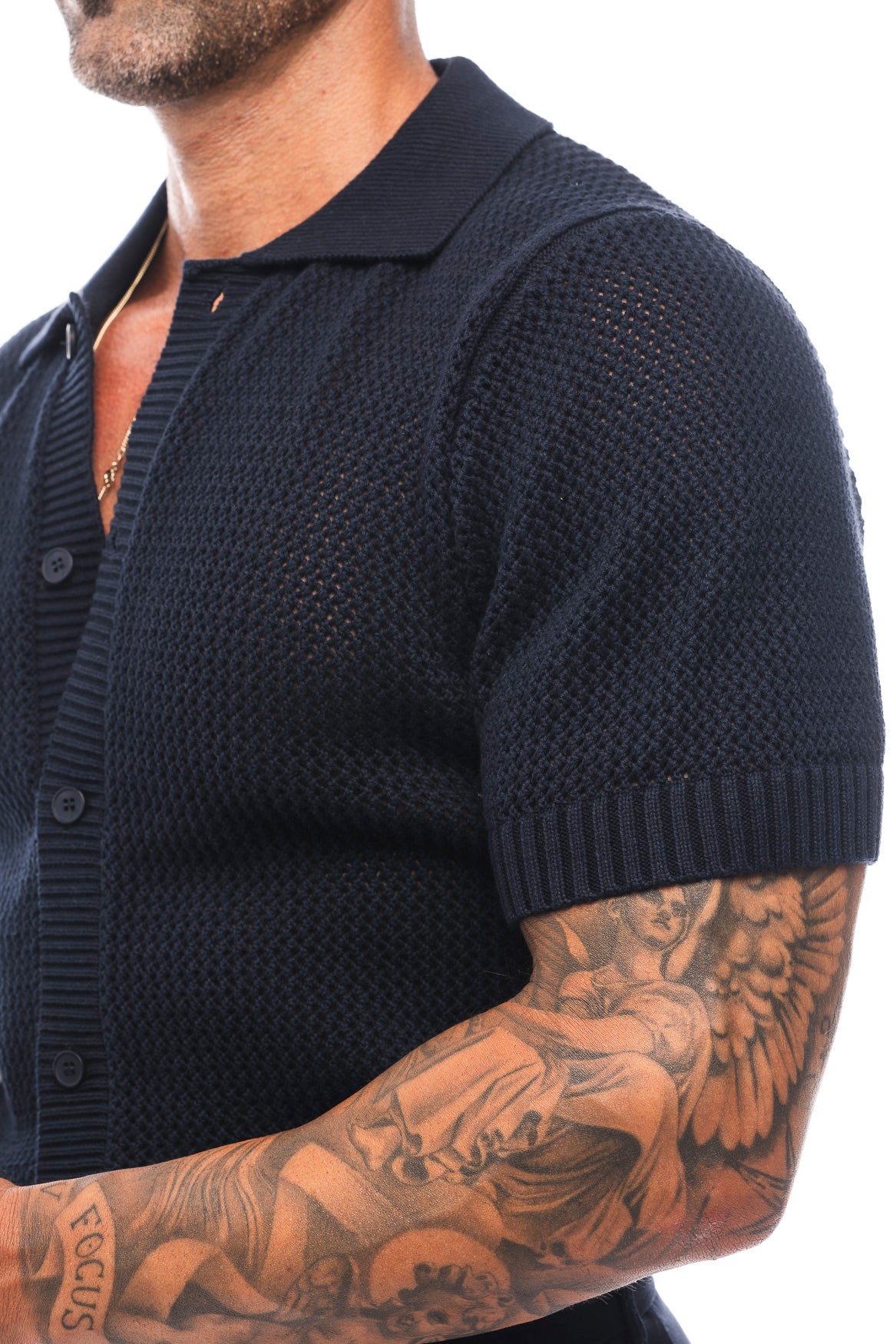 POLO CARDIGAN CROCHET