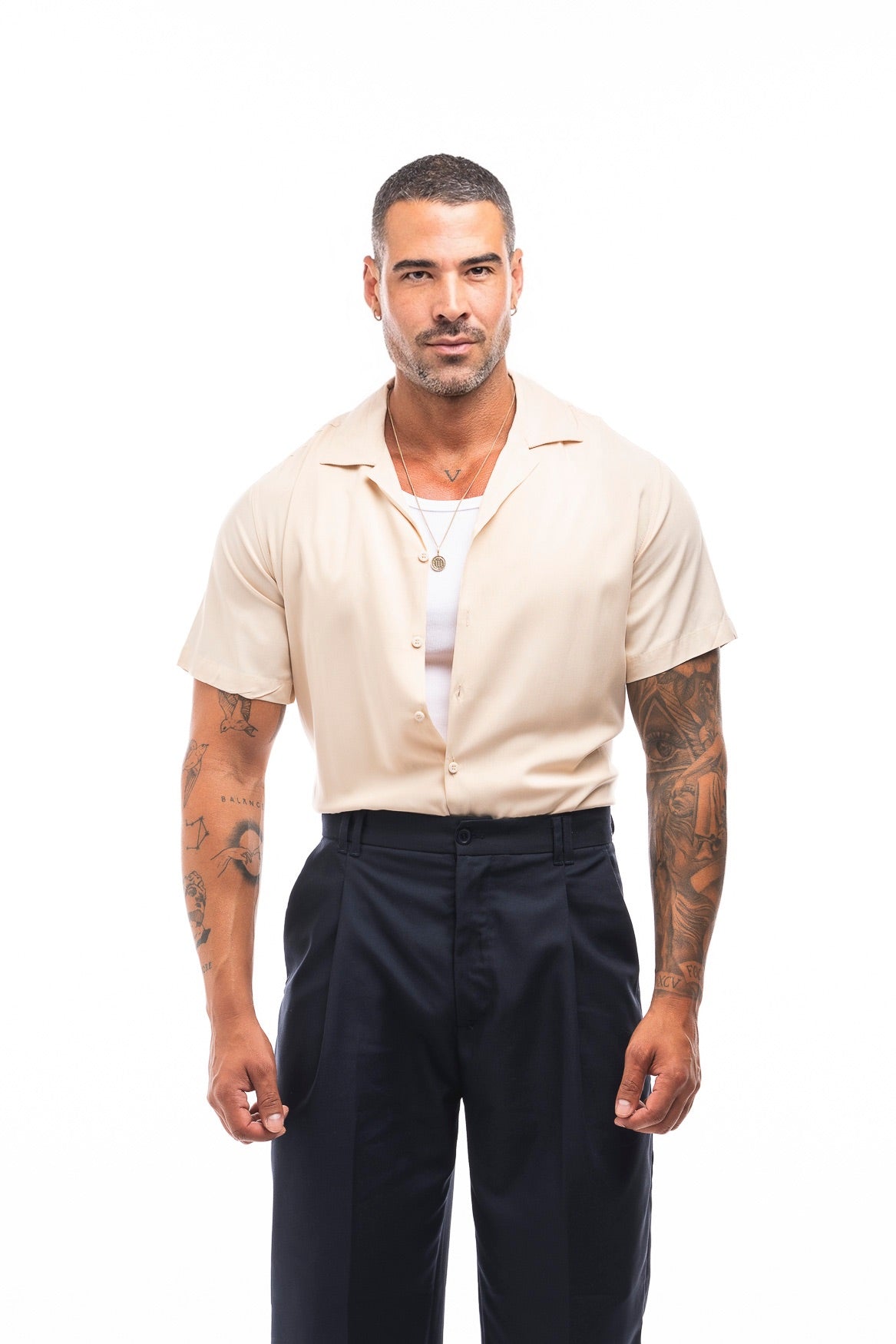 CAMISA MANGA CORTA VISCOSA