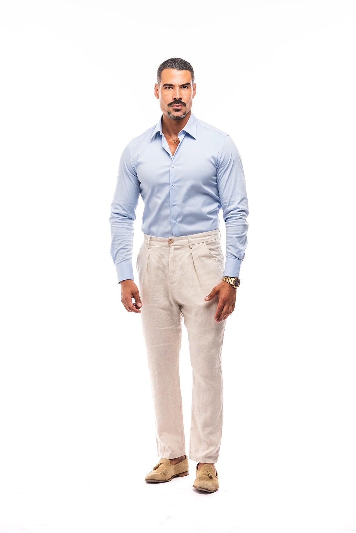 PANTALÓN LINO PINZA