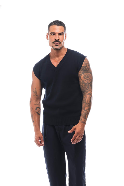 CHALECO KNIT 100% COTTON