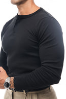 CAMISETA HENLEY CANALÉ MANGA LARGA