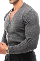 CÁRDIGAN LANA CUELLO PICO