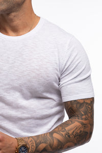 CAMISETA EFECTO LINO SLIM