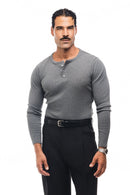 CAMISETA HENLEY CANALÉ MANGA LARGA