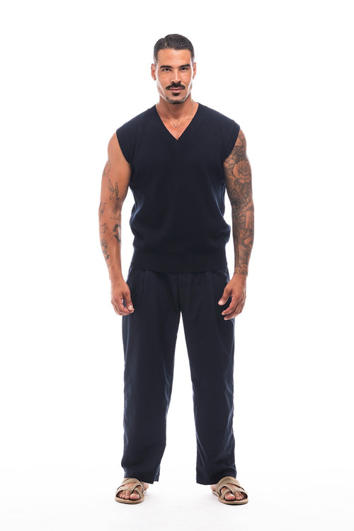CHALECO KNIT 100% COTTON