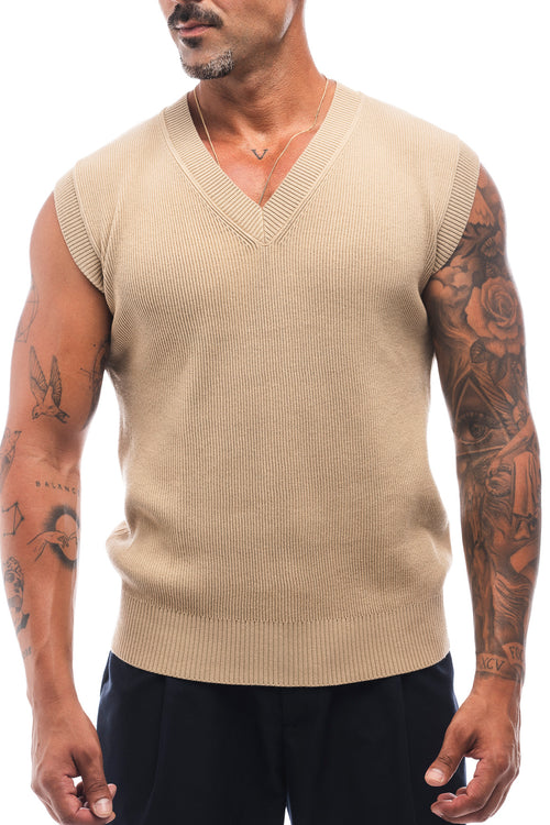 CHALECO KNIT 100% COTTON