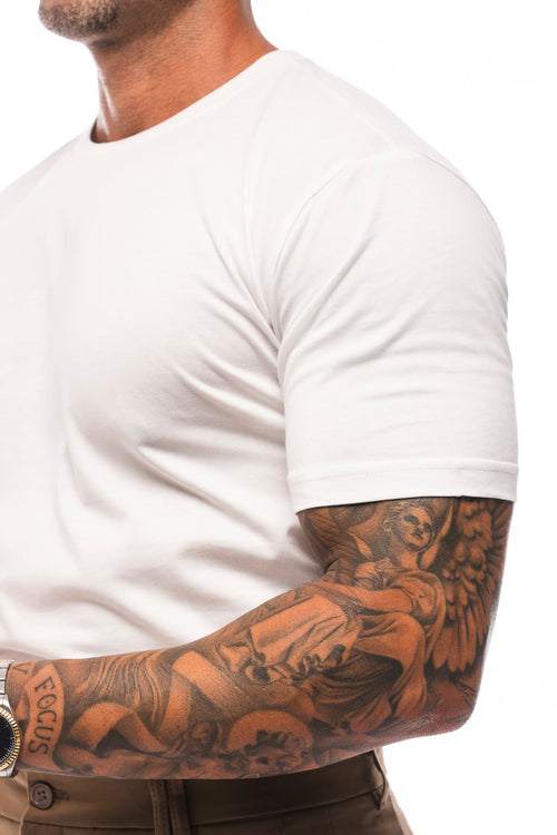 PACK CAMISETA BÁSICA SLIM FIT - BLANCA
