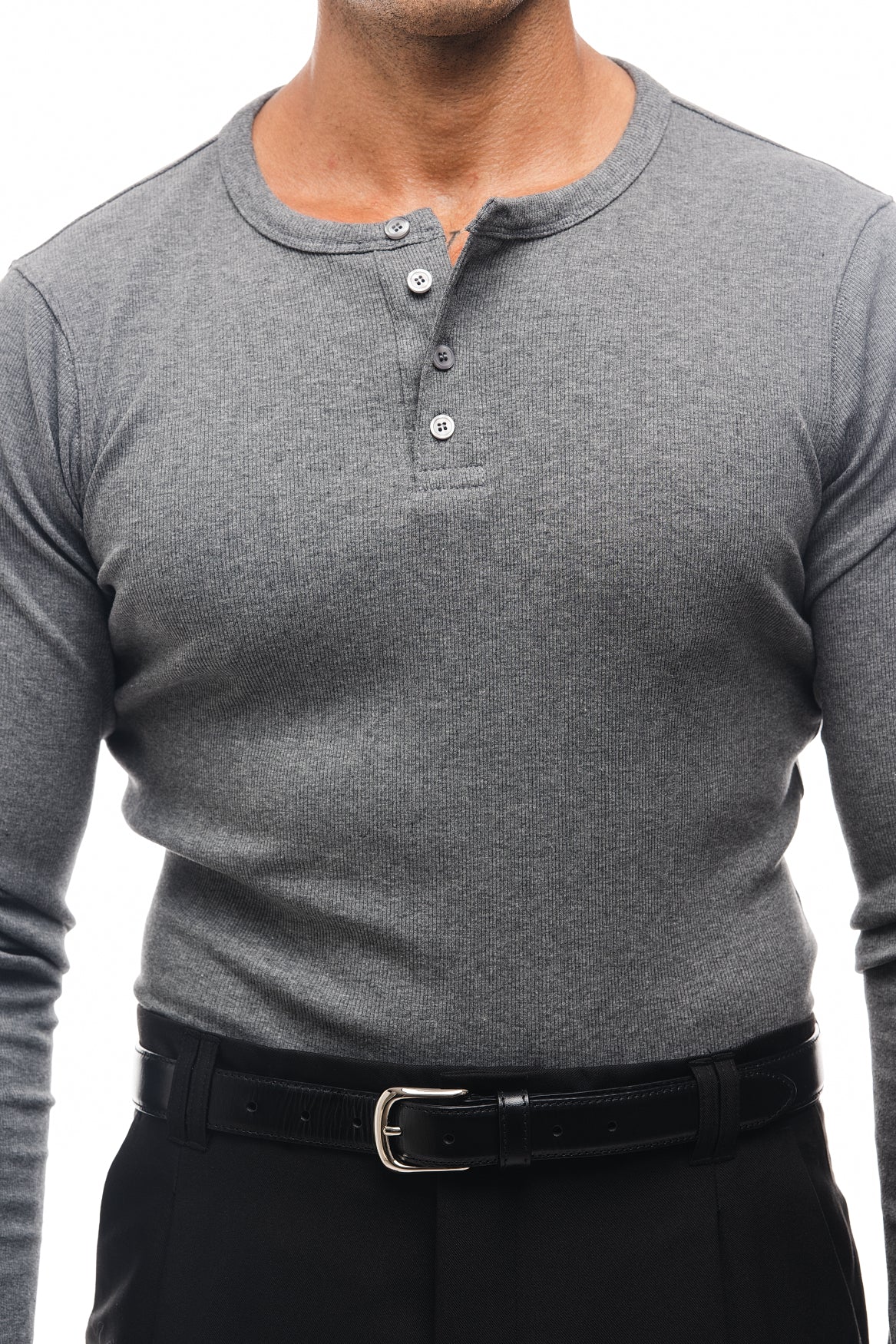 CAMISETA HENLEY CANALÉ MANGA LARGA