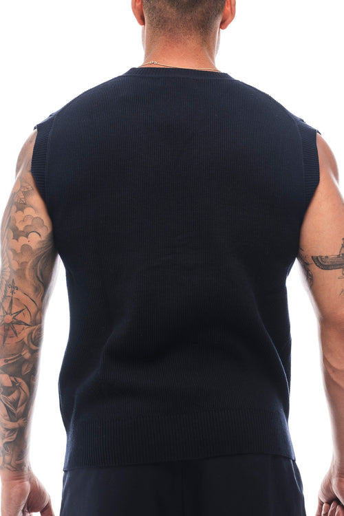 CHALECO KNIT 100% COTTON