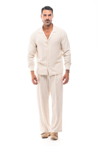 CONJUNTO LINO BEIGE