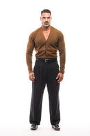 CÁRDIGAN LANA CUELLO PICO