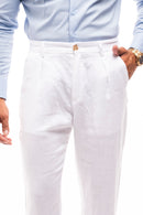 PANTALÓN LINO PINZA