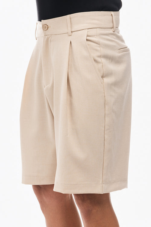 PANTALÓN BERMUDA PINZAS