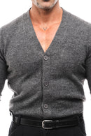 CÁRDIGAN LANA CUELLO PICO