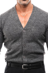 CÁRDIGAN LANA CUELLO PICO