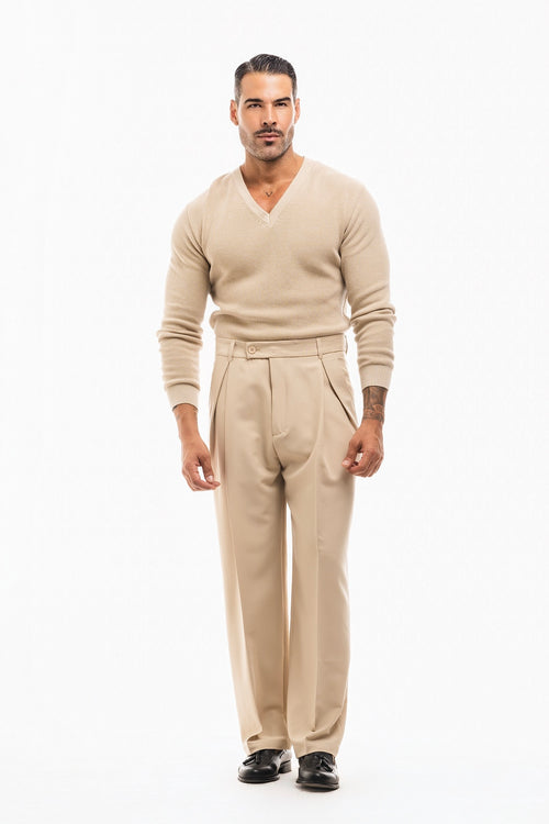Pantalon baggy à double pince