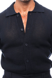 POLO CARDIGAN CROCHET