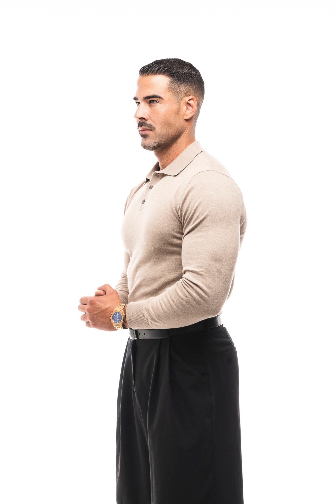 POLO PUNTO MANGA LARGA