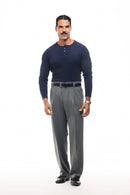 PANTALONI BAGGY A RIGHE GESSATE