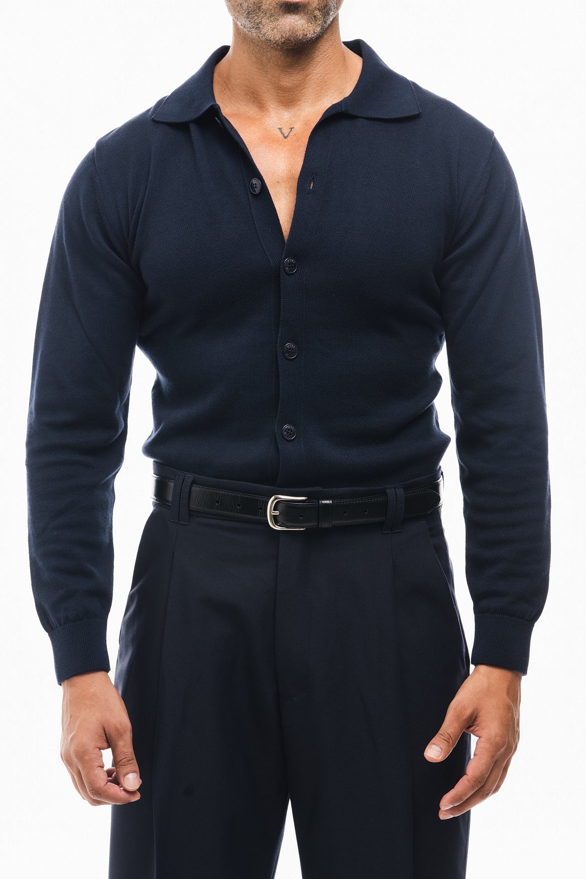 CAMISA PUNTO MANGA LARGA