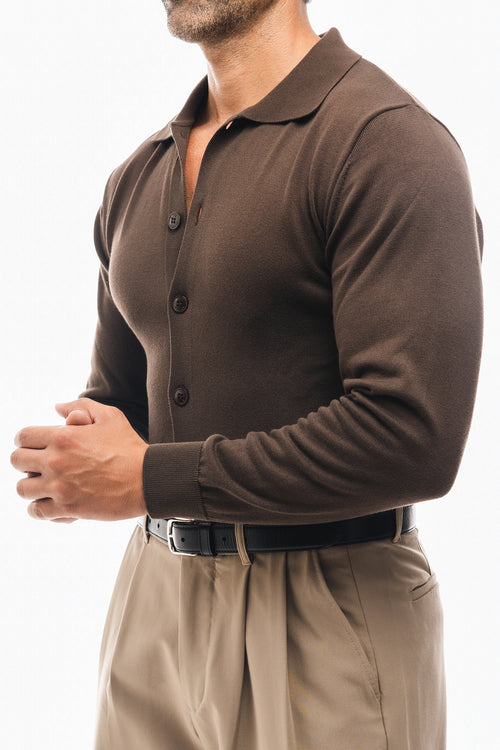 CAMISA PUNTO MANGA LARGA