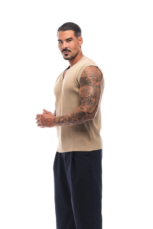 CHALECO KNIT 100% COTTON
