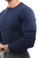 CAMISETA HENLEY CANALÉ MANGA LARGA
