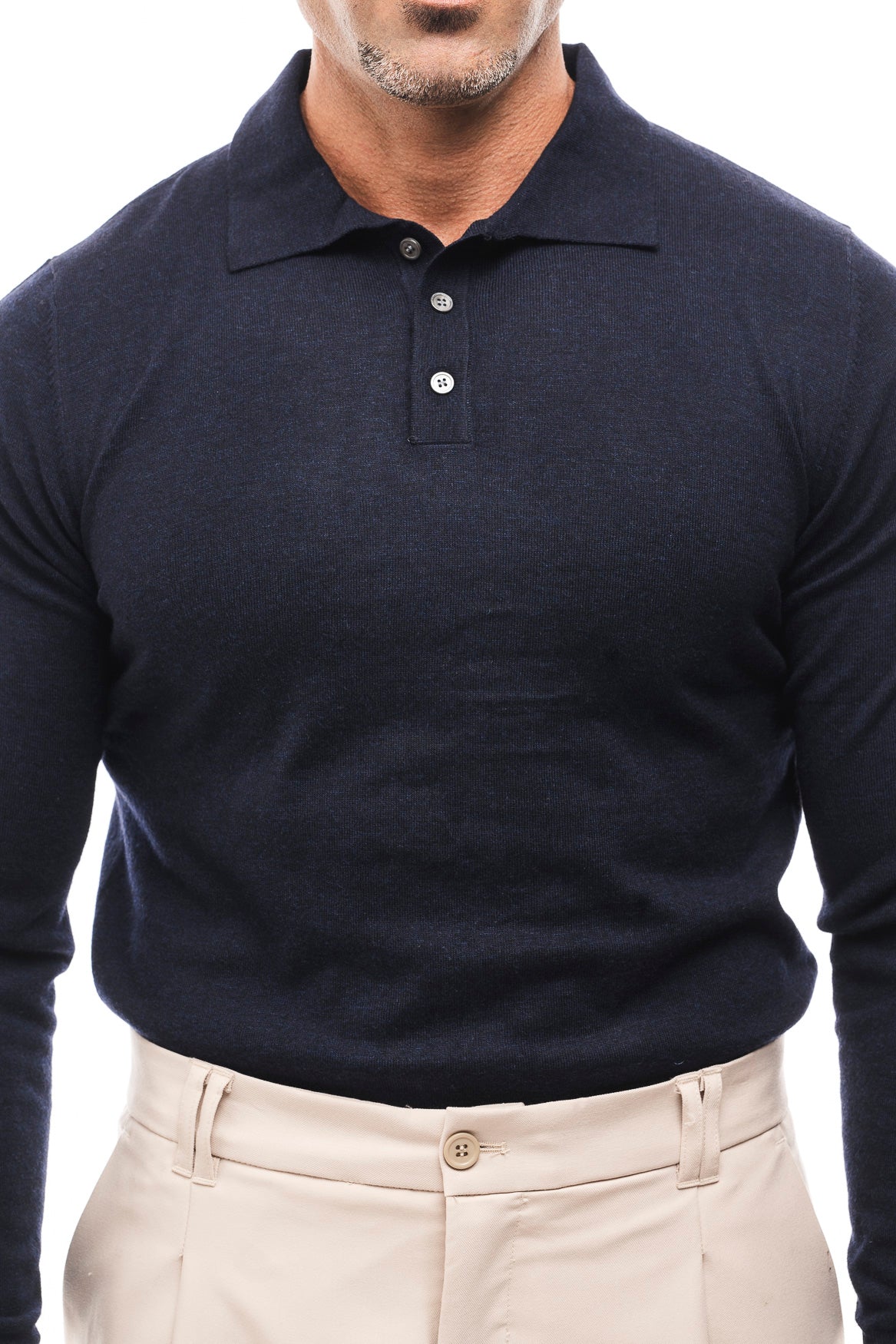 POLO PUNTO MANGA LARGA