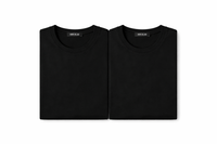 PACK CAMISETA BÁSICA SLIM FIT - NEGRA