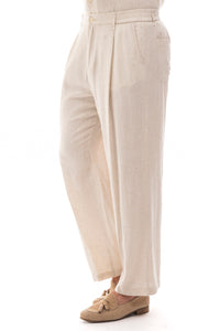 PANTALÓN LINO PINZAS