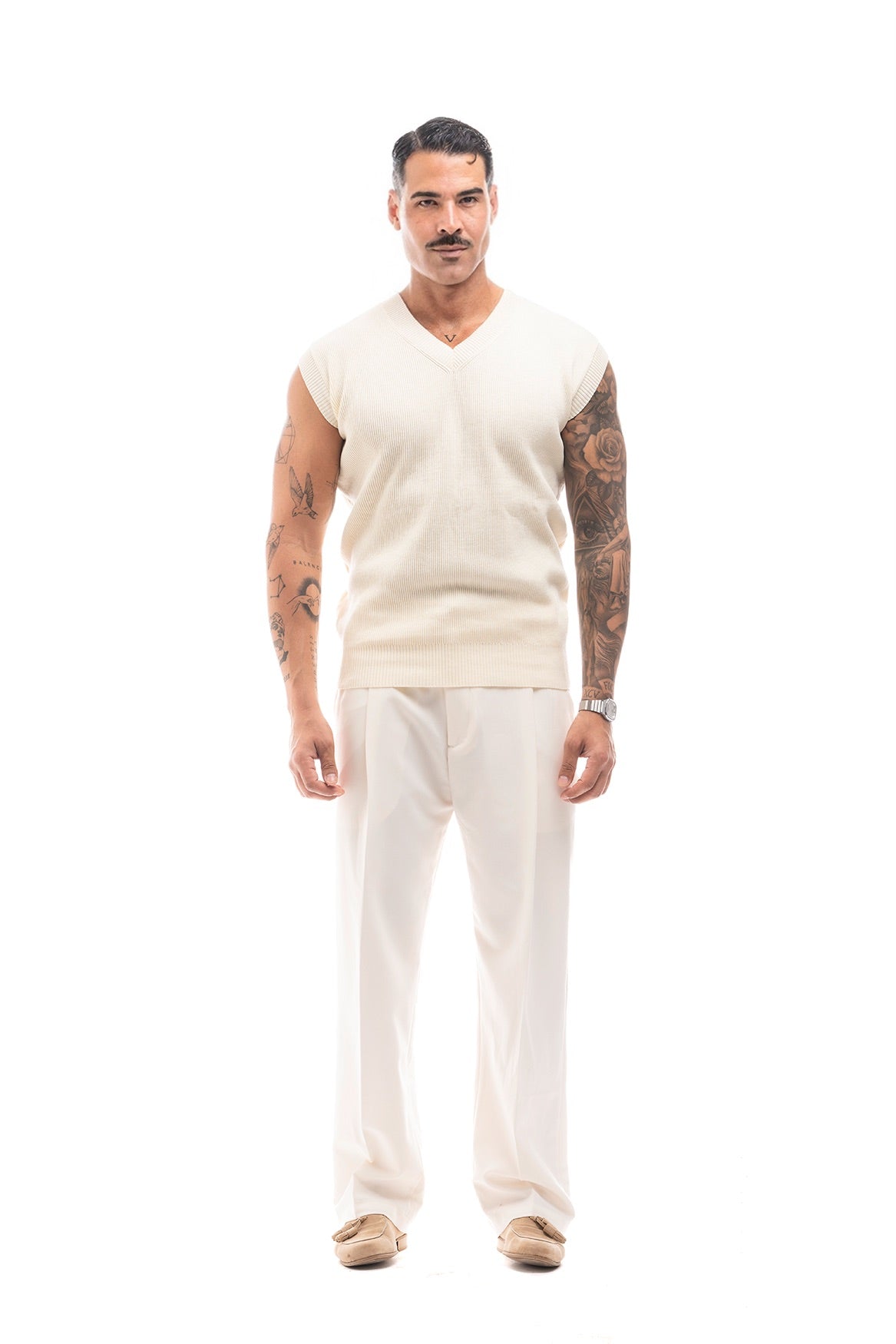 CHALECO KNIT 100% COTTON