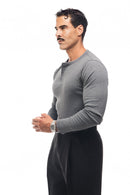 CAMISETA HENLEY CANALÉ MANGA LARGA