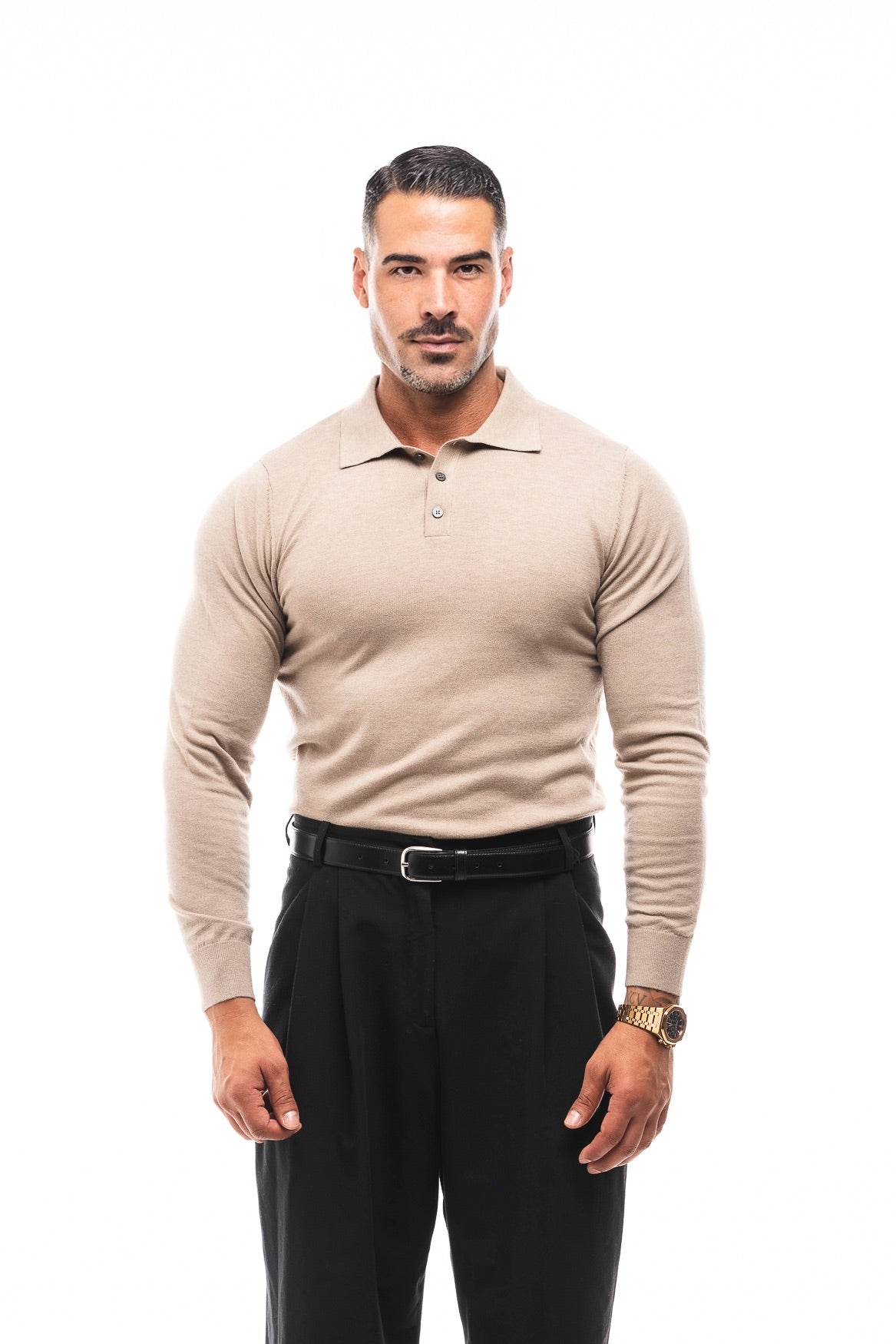 POLO PUNTO MANGA LARGA