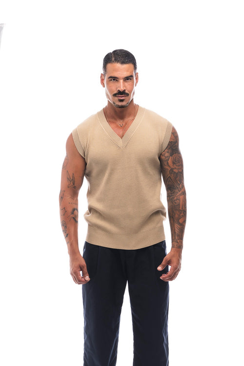 CHALECO KNIT 100% COTTON