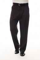 PANTALONI BAGGY A RIGHE GESSATE