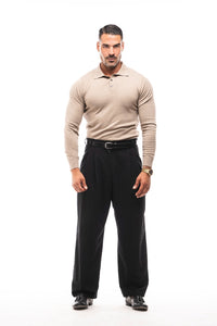 POLO PUNTO MANGA LARGA