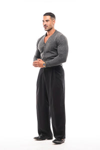 CÁRDIGAN LANA CUELLO PICO