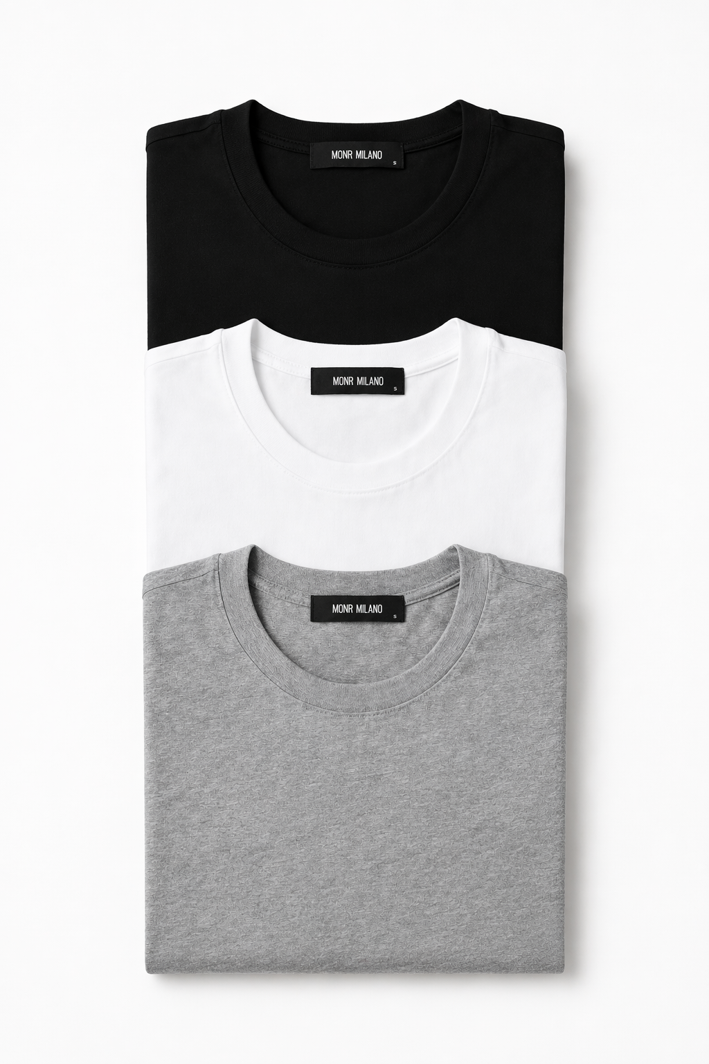 PACK 3 CAMISETAS BÁSICAS SLIM FIT
