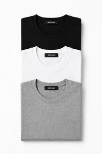 PACK 3 CAMISETAS BÁSICAS SLIM FIT